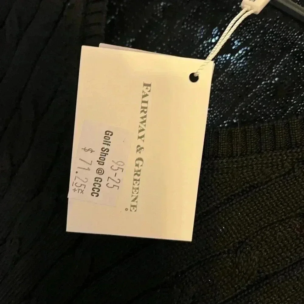 Fairway & Greene Black V-Neck Sweater Size Small - Picture 3 of 3